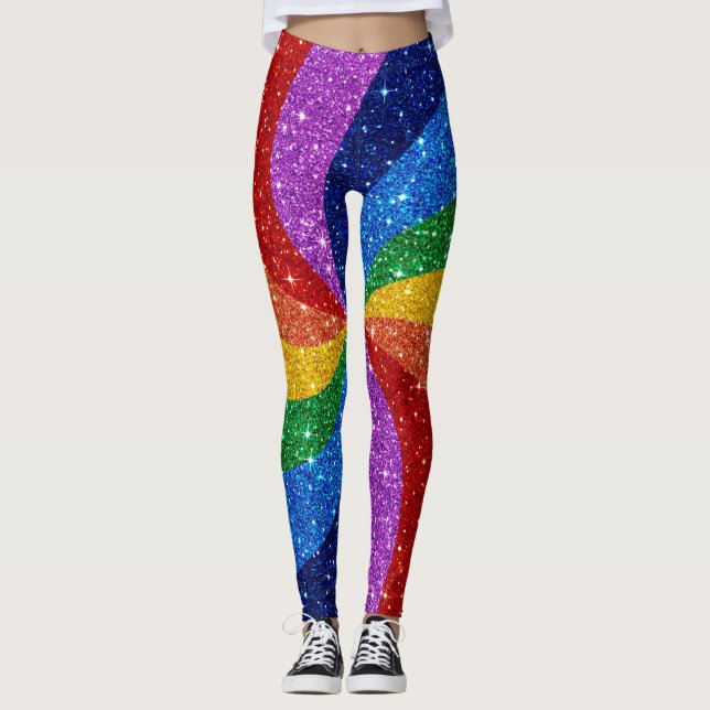 Pop--Mode-Leggings aufblasen Leggings (Vorderseite)