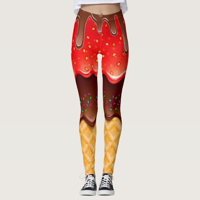 Pop-Mode Lick nicht 3 Leggings (Vorderseite)