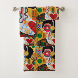 Pop Music Badhandtuch Set