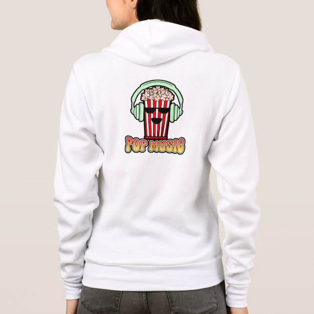 Pop Music Hoodie (Rückseite)