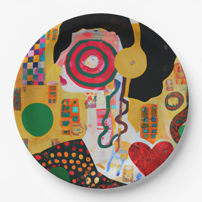 Pop Music Pappteller (Vorderseite)