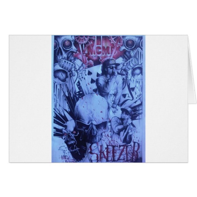 Pop Musiker Lila Kunst (Vorderseite (Horizontal))