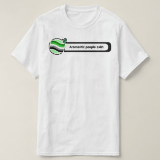 Pop-Oben Aromantic Leute existieren Shirt