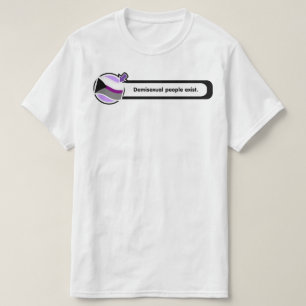 Pop-Oben Demisexual Leute existieren Shirt