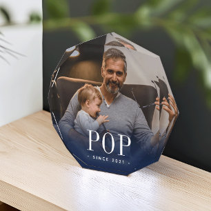 Pop Opa Jahr festgelegt Fotoblock
