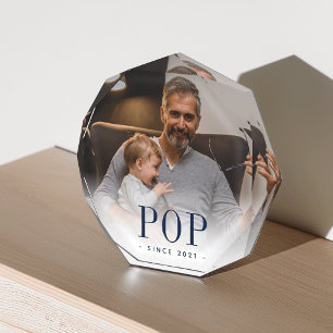 Pop Opa Jahr festgelegt Fotoblock