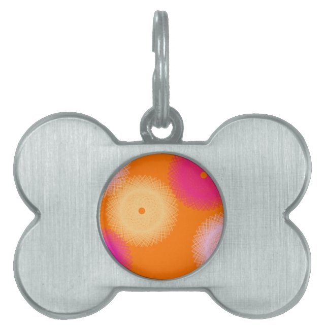 Pop orange und rosa tiermarke (Vorderseite)
