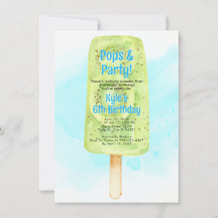 Pop & Party Sommergeburt Einladungen