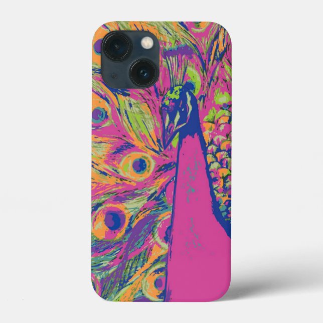 Pop Peacock Case-Mate iPhone Hülle (Rückseite)