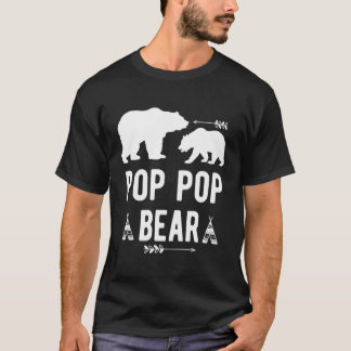 Pop Pop Bärenpfeil Großvater Bärengeschenk Großelt T-Shirt