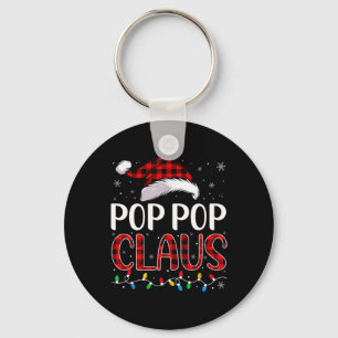 Pop Pop Claus Weihnachtslichter Match Family Xma Schlüsselanhänger