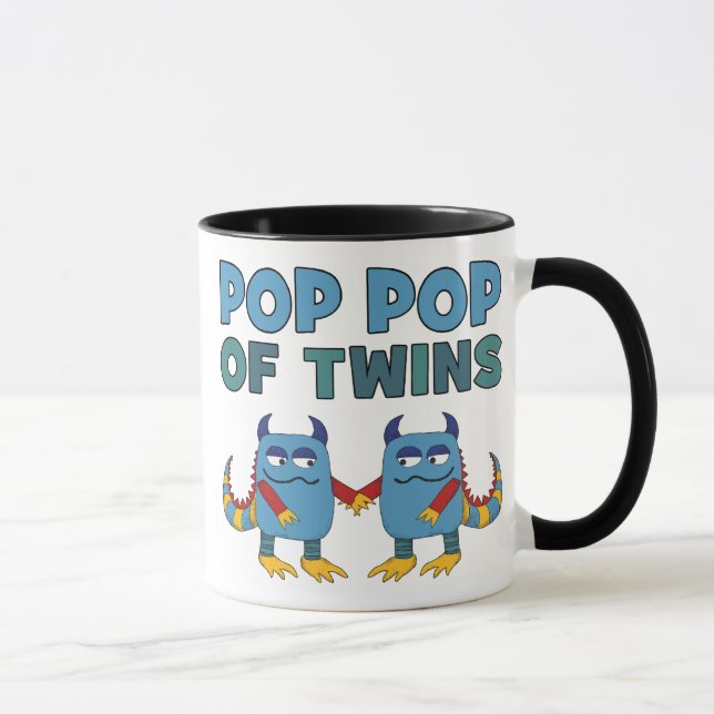 Pop-Pop der Zwillinge Tasse (Rechts)
