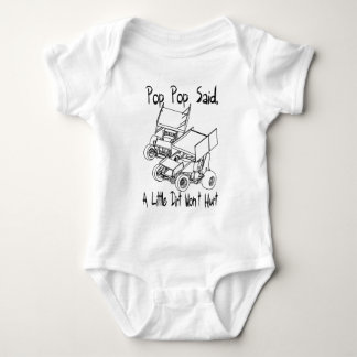 Pop-Pop sagte, dass ein wenig Schmutz nicht Baby Strampler
