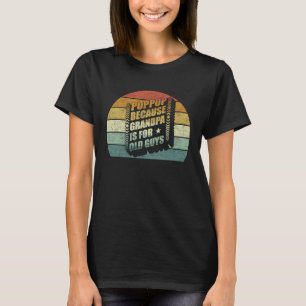 Pop Pop, weil Opa für alte Männer ist Männer Vinta T-Shirt