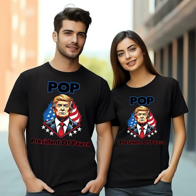 POP - President of Peace Trump T-Shirt (Von Creator hochgeladen)