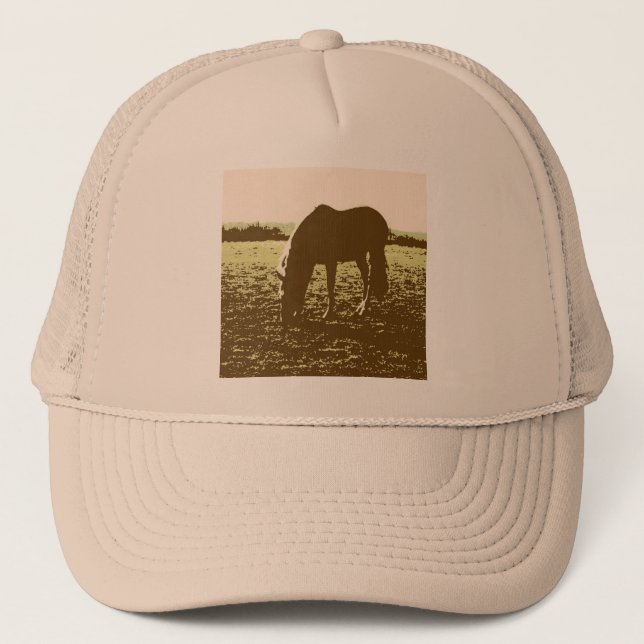 Pop Reiten Truckerkappe (Vorderseite)