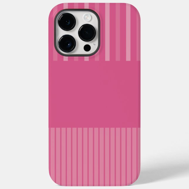 Pop - Rosa Streifen Case-Mate iPhone 14 Pro Max Hülle (Rückseite)