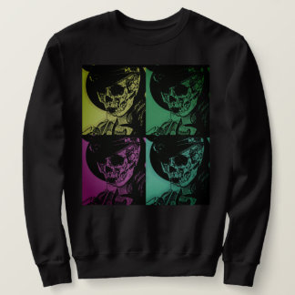 Pop-Schädel-Mädchen-Sweatshirt Sweatshirt