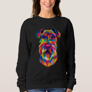 Pop Schnauzer Niedlich Paw Pet Männer Frauen Kinde Sweatshirt