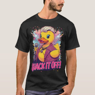 Pop-Star-Ente – Quack es ab Süßer lustiger Sänge T-Shirt