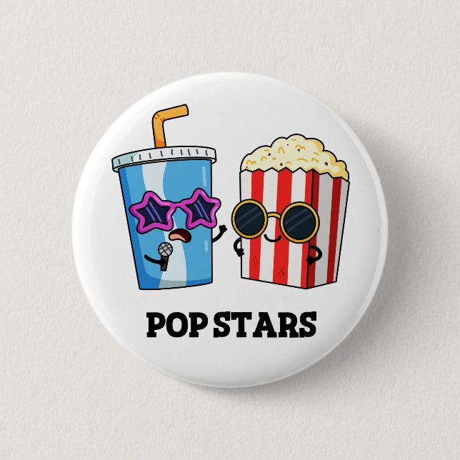 Pop Stars Der sonnige Snack Pub Button (Vorderseite)