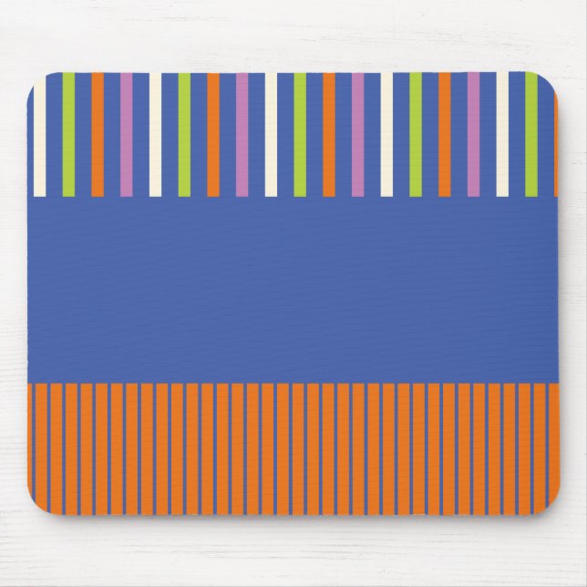 Pop-Streifen modern gestreift Mousepad (Vorne)
