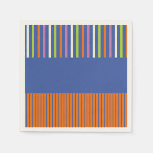 Pop-Streifen modern gestreift Serviette