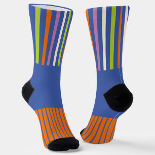 Pop-Streifen modern gestreift Socken