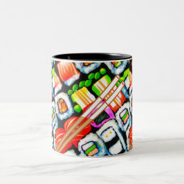 Pop Sushi Zweifarbige Tasse