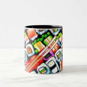 Pop Sushi Zweifarbige Tasse