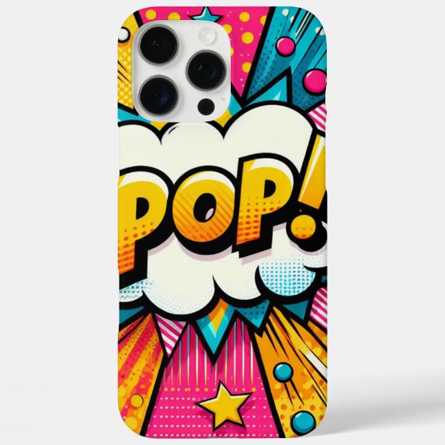 Pop-Telefongehäuse iPhone 16 Pro Max Hülle (Rückseite)