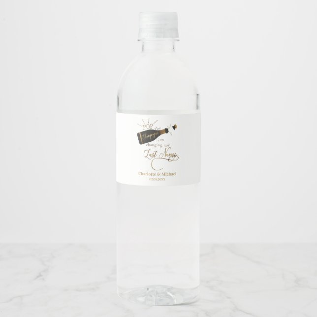 Pop the Sparkling Wine i´m changing my last name! (Vorderseite)