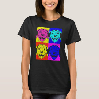 Pop-Tier Hund Hundebesitzer Haustierbesitzer Pug T-Shirt