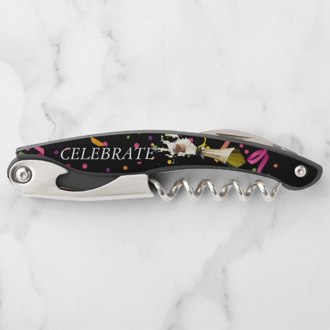 Pop und Feiern Kellnermesser (Vorderseite)