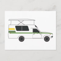 Pop-up-Chinook-Camper Retro-Limonen-Lime