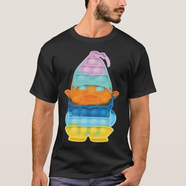 Pop Up Fidget Game Christmas Gnome for Children  1 T-Shirt (Vorderseite)