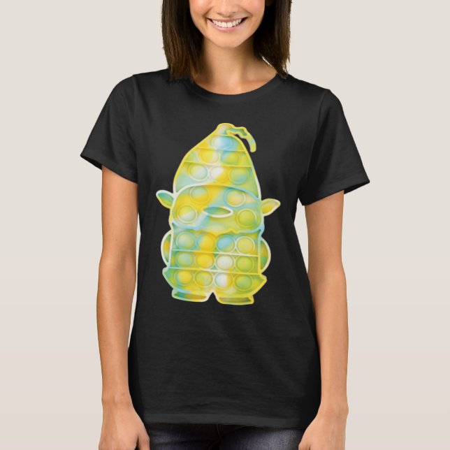 Pop Up Fidget Game Christmas Gnome for Children T-Shirt (Vorderseite)