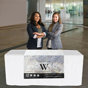 Pop-Up-Shop-Brief-Logo-QR-Code-Foto-Tischläufer Wandteppich