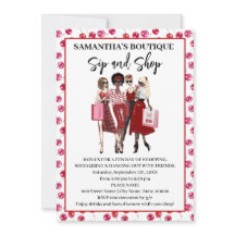 Pop-Up-Shop Einladung