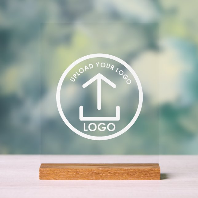 Pop-Up-Shop-Tabelle Klare Banner-Logo Acrylschild (Neutral)