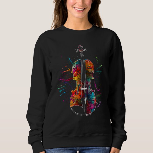 Pop Violinist Sweatshirt (Vorderseite)
