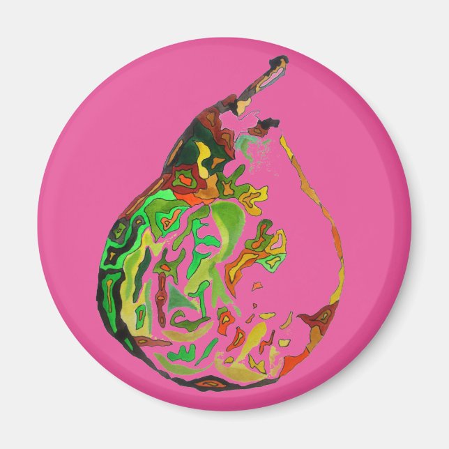 Pop von Birnen Magnet (Vorne)