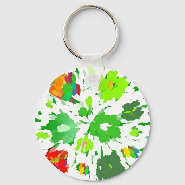 Pop Watercolor Schlüsselanhänger (Vorderseite)