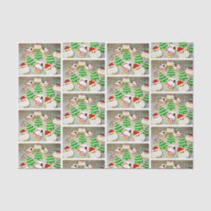 Pop Weihnachtskekse Seidenpapier