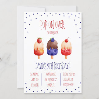 Pop weiter! Popsights Birthday Party Einladung