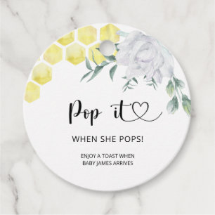 Pop, wenn sie Pop Geschenkanhänger