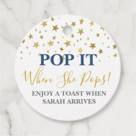 Pop, wenn sie Pop Junge Geschenkanhänger