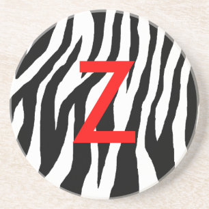 Pop Zebra Getränkeuntersetzer