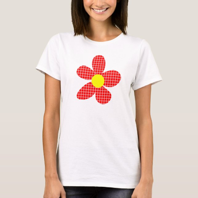 Popart-Blume - Individuell T-Shirt (Vorderseite)