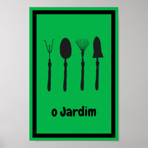 Popart Garden Poster